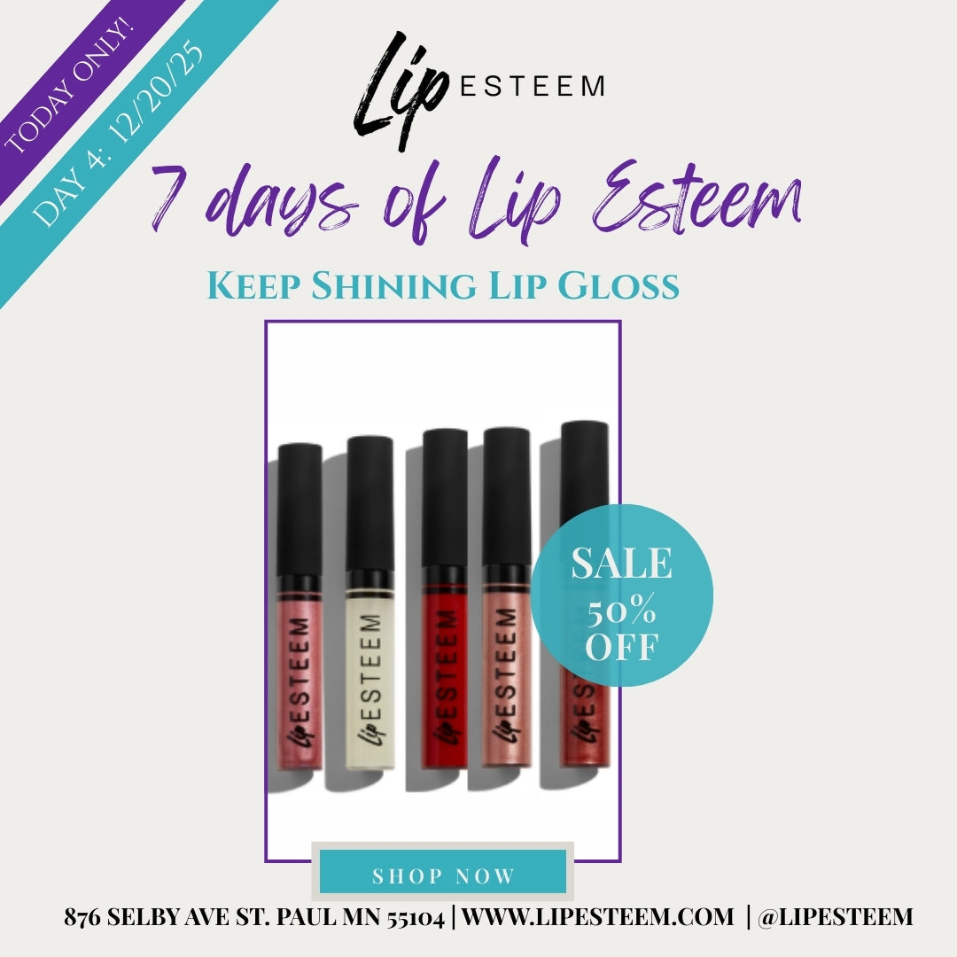 7 Days of Lip Esteem - Day 4: 50% off Keep Shining Gloss