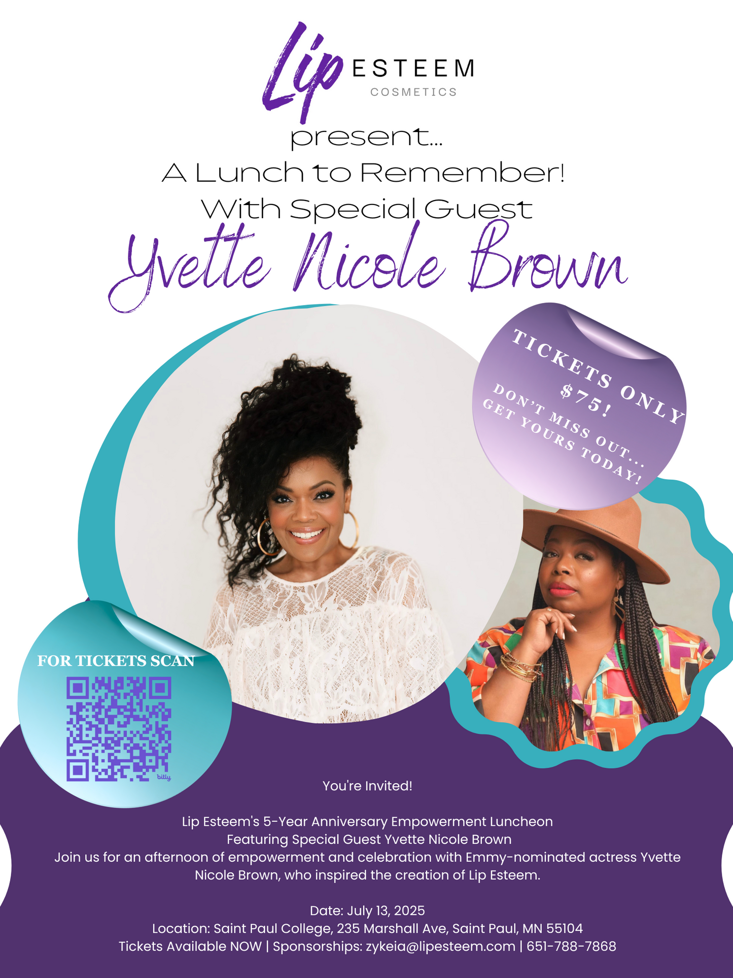 Lip Esteem Presents: A Lunch to Remember! With Special Guest Yvette Nicole Brown