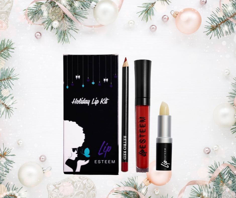 Holiday Lip Kit - Ready or Not | Retro Red | Vitamin E